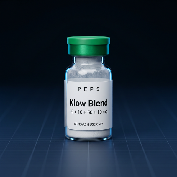Klow Blend (BPC-157 + GHK-Cu + TB-500 + KPV) research vial