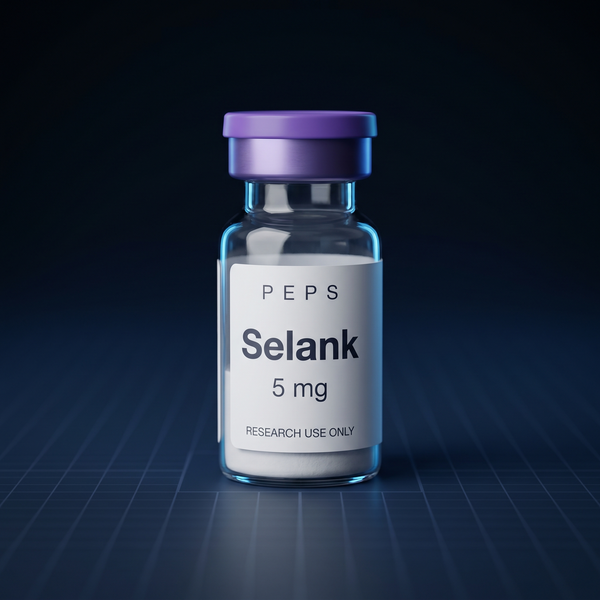 Selank research vial