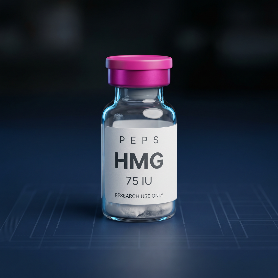 HMG (Menotropin) research vial