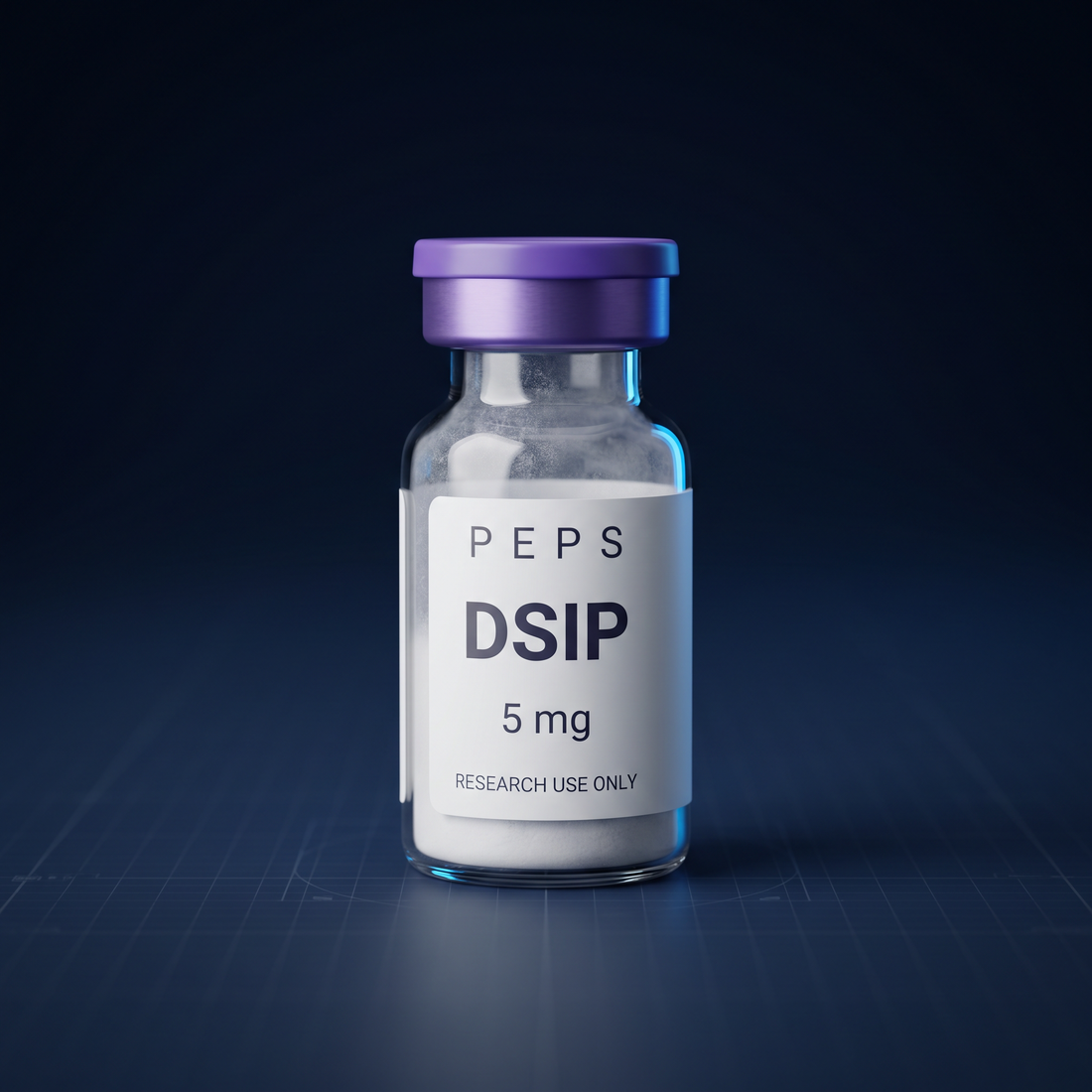 DSIP (Delta Sleep-Inducing Peptide) research vial