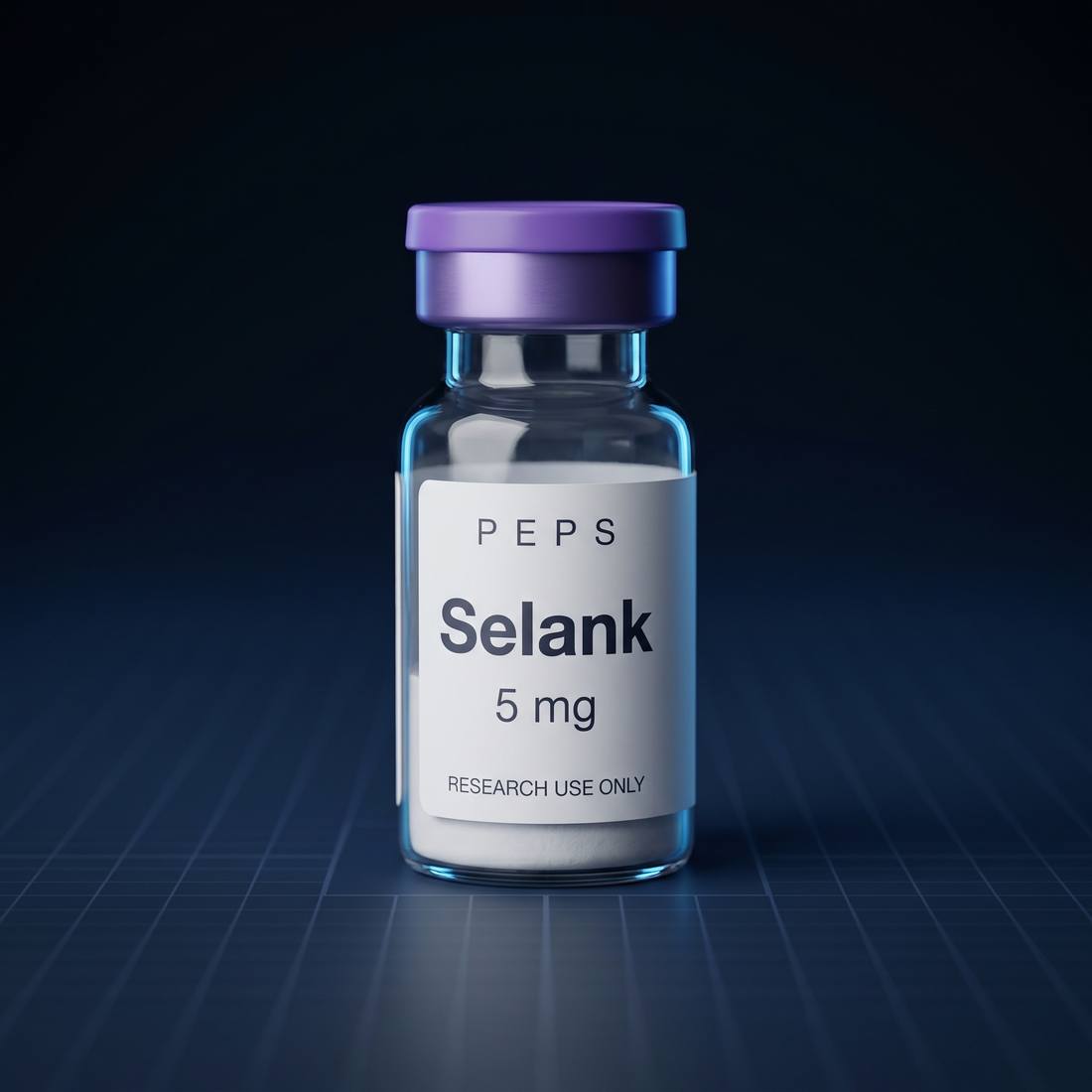 Selank research vial