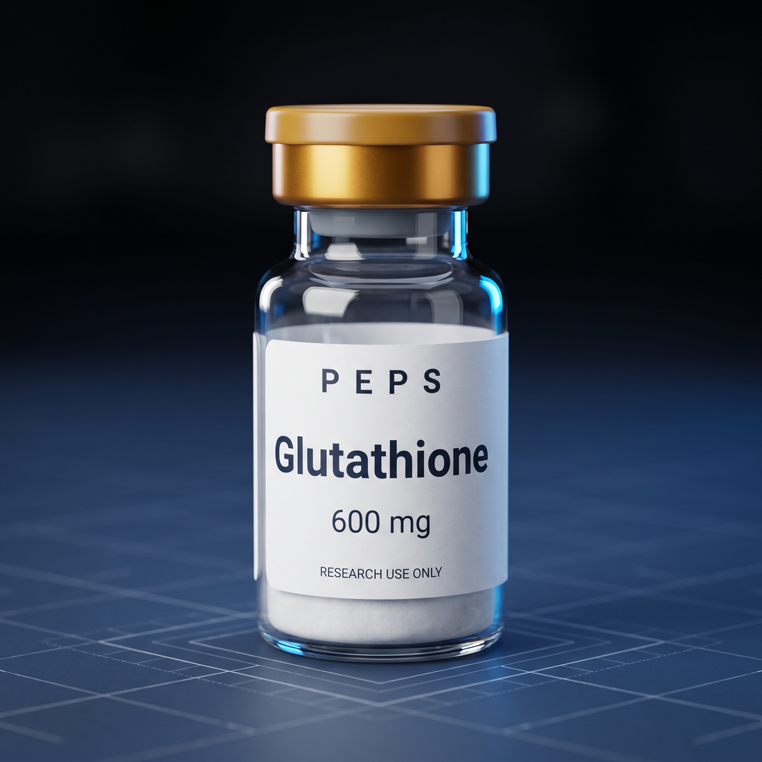 Glutathione research vial
